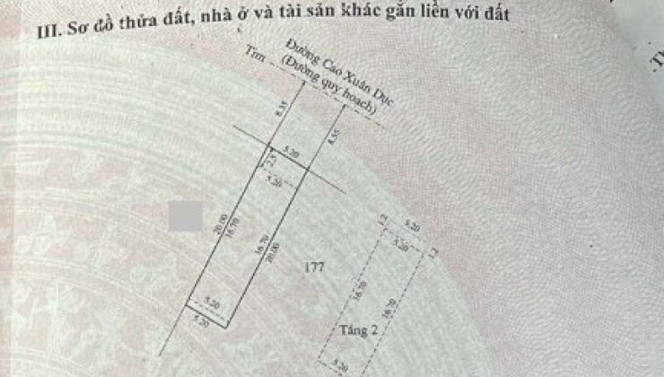 HẠ SỐC-BÁN NHANH mặt tiền kinh doanh Cao Xuân Dục,Vỹ Dạ,TP Huế sẵn nhà 2 tầng giá chỉ 4,XTỷ