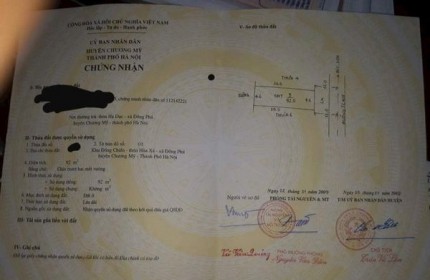 Chính chủ gửi bán lô đất 105m2 tại Phú Nghĩa - Chương Mỹ, Hà Nội, ô tô tránh, ngõ thông, kinh doanh