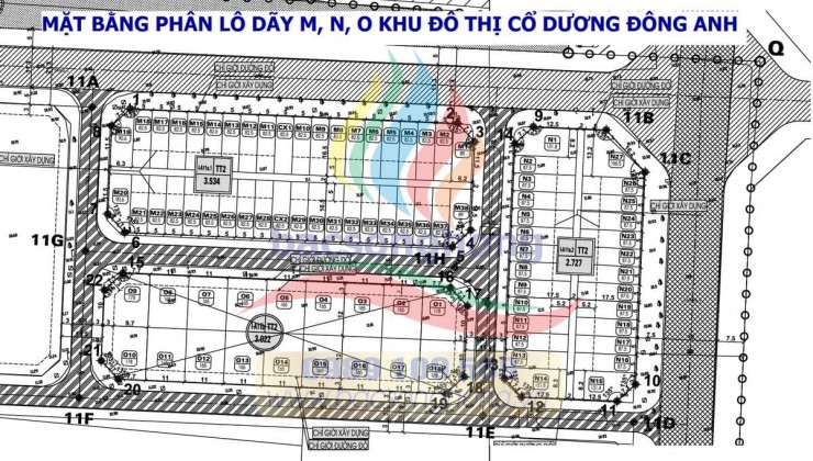 KDT Cổ Dương Dãy M  dãy Liền Kề