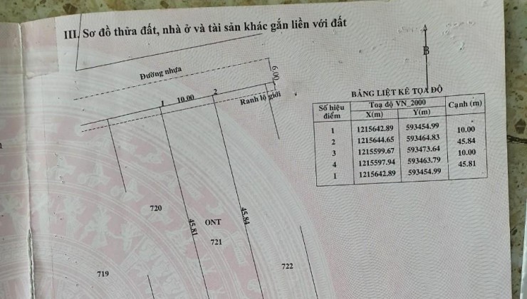 GIÁ TỐT - CHÍNH CHỦ CẦN BÁN NHANH 02 Lô Đất Đẹp Vị Trí Tại Huyện Củ Chi , TP HCM