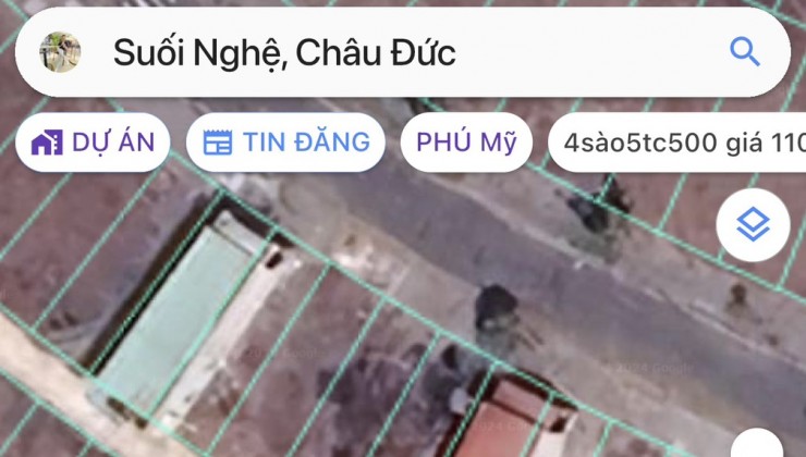 Chủ bán lô đất kp suối nhum, gần cty may thiên tường ,đường bê tông xe hơi, phường hắc dịch ,tx phú mỹ