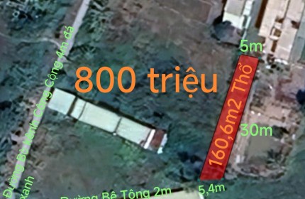 Bán rẻ thu hồi vốn đất thuộc Thành Phố Tân An hạ giá 800 Triệu