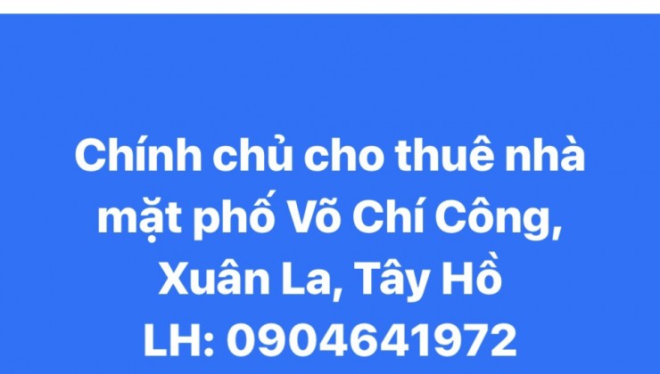 Chính chủ cho thuê nhà mặt phố kinh doanh số 92R Ô Chợ Dừa