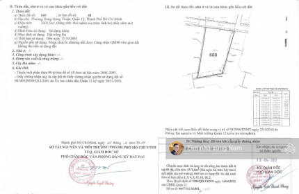 Bán đất 3MT hẻm 338 Nguyễn Văn Quá - DT 46x56m = 2.602m2 đất ở - Giá 119 tỷ!