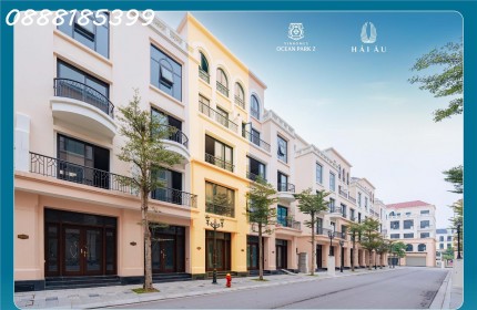 Bán gấp căn shophouse Vinhomes Ocean Park2, giảm 2.5 tỷ