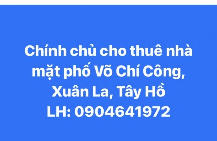 Chính chủ cho thuê nhà mặt phố kinh doanh số 92R Ô Chợ Dừa