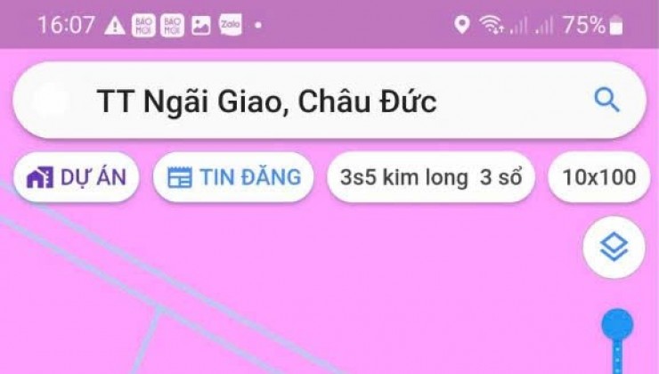 CHÍNH CHỦ BÁN LÔ ĐẤT ĐẸP ngay trung tâm thương mại NGÃI GIAO- CHÂU ĐỨC - BÀ RỊA VŨNG TÀU