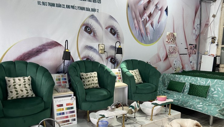 Cần sang tiệm Nail- Mi- Tóc- Gội phường Thạnh Xuân, Quận 12