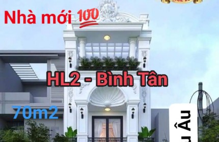 NHÀ MỚI HƯƠNG LỘ 2 - BÌNH TÂN - 3 TẦNG - 70M2 - 5 TỶ XÍU