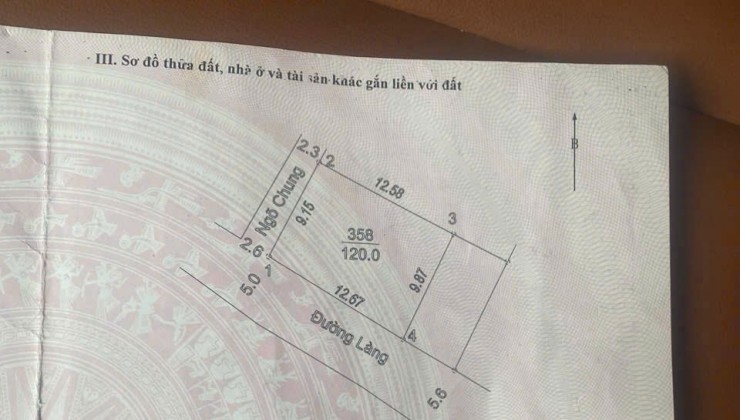 Giáp thị trấn Chúc Sơn - phân lô trục chính kinh doanh 