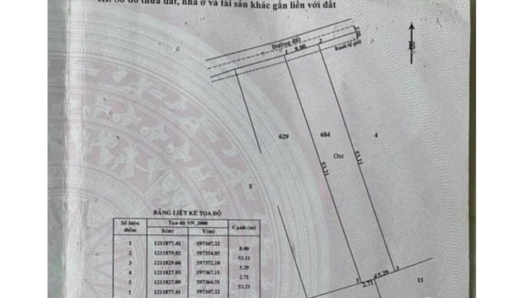 Bán đất thổ cư 413,9m2, Bình Mỹ, Củ Chi, 7 tỷ, sổ đỏ