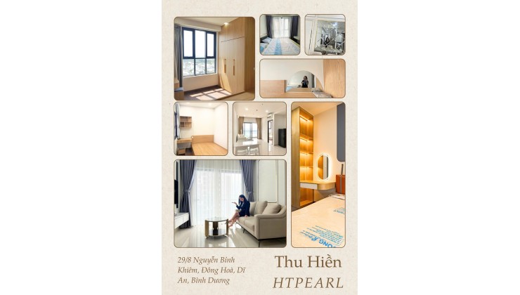 Cho Thuê căn hộ 2PN Full NT tại HT Pearl giá 7,5 triệu, diện tích 72m2, view đẹp