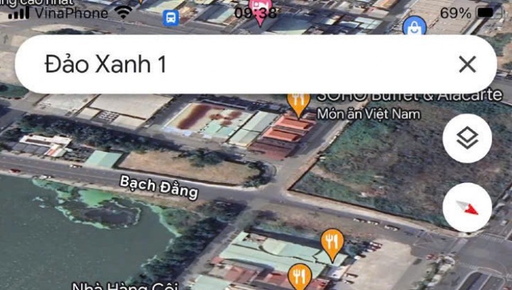 CHỦ gởi Bán lô ĐẢO XANH (2 măt tiền Trước & Sau), Hoà Cường Bắc, Hải Châu, Đà Nẵng dt 546m2 giá 46,5 tỷ.