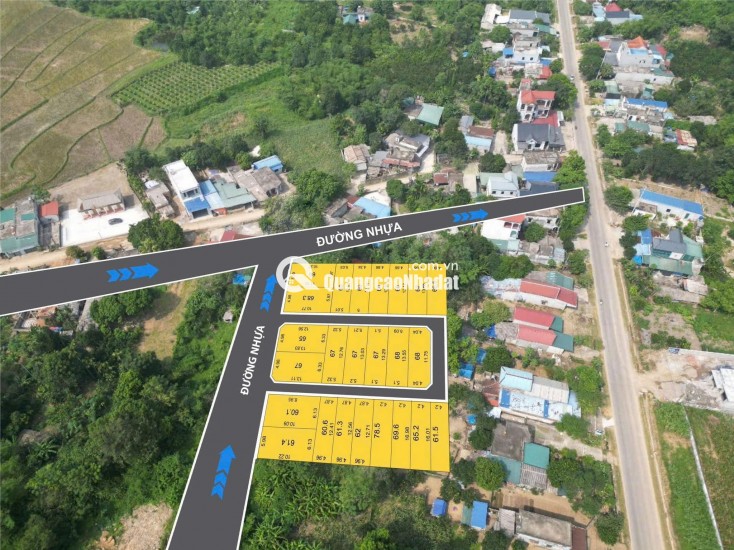 Lô đất tại Thị Trấn Ba Hàng Đồi - Lạc Thuỷ - Hoà Bình - Cách Hà Nội chỉ 50 km