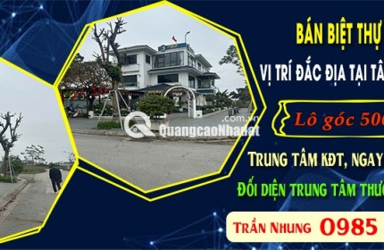 BÁN BIỆT THỰ ĐỘC QUYỀN – VỊ TRÍ ĐẮC ĐỊA TẠI TÂY HỒ, THỊ XÃ QUẾ VÕ