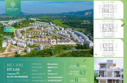 Legacy Hill: Chinh Phục Đỉnh Cao Sống Đẳng Cấp Cùng Biệt Thự DT3.04