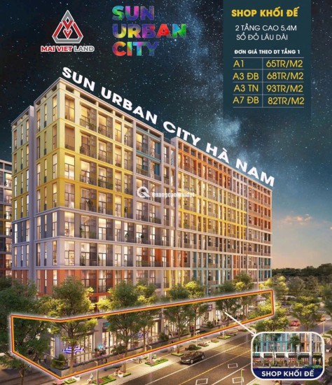 SHOP KHỐI ĐẾ CHÍNH THỨC RA HÀNG…
⏳ 2H ĐẾM NGƯỢC 11h00 BUỔI TRƯA NAY– SUN URBAN CITY CHÍNH THỨC RA HÀNG! sẽ
