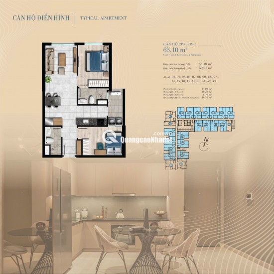Booking dự án The gió RIverside, 0đ ưu đãi giảm 50 triệu, hoàn tiền 100% nếu không chuyển cọc