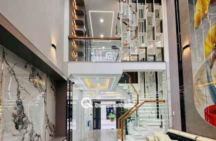 Bán nhà 5 tầng mới đẹp, đường 10m rộng rãi, hẻm xe hơi, gần trường học, Quận 12 - Chỉ 7.5 tỷ TL.