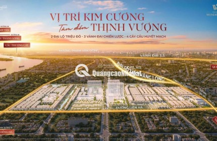 Quỹ căn đẹp nhất, giá chuẩn nhất, chính sách tốt nhất từ cđt Vinhomes Wonder City( Vin Đan Phượng)