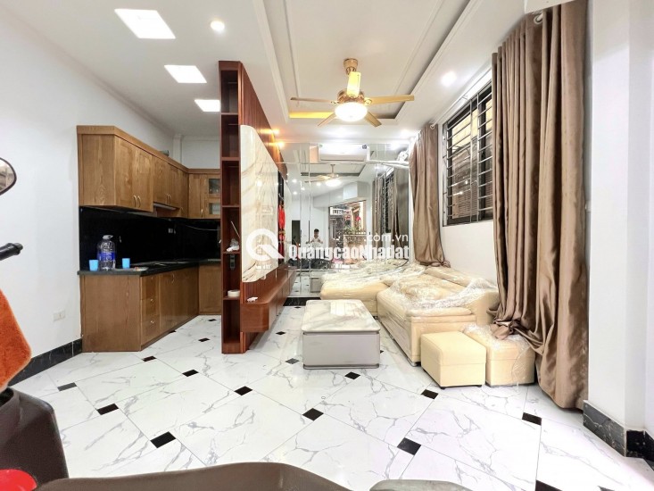 Nhà 6 tầng Hồ Tùng Mậu - Lô Góc - Dân Xây - Ngõ trước nhà 3,5m - Full nội thất