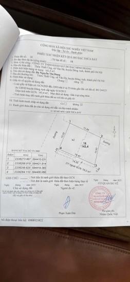 bán lô đất thiết úng , vân hà đông anh hà nội , diện tích siêu mê