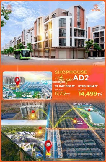 BÁN NHANH CĂN LIỀN KỀ 2 MẶT TIỀN Vinhomes - 100M2 - 5 TẦNG - ĐƯỜNG 20M - GIÁ 18 TỶ