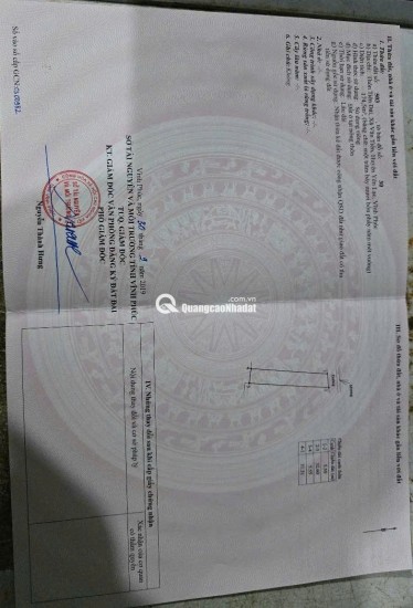 bán đất thôn tiên đài xã văn tiến huyện yên lạc tỉnh vĩnh phúc 174.5m2 giá 2,2 tỷ