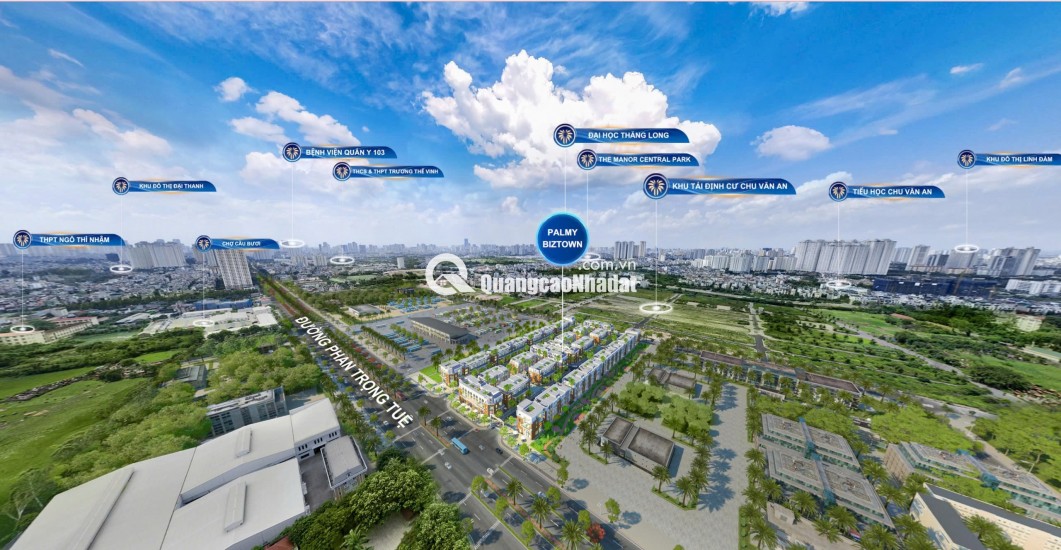 Cần bán gấp căn thương mại Palmy Biztown Thanh Trì – sát Nguyễn Xiển – 81m² – giá 150tr/m²