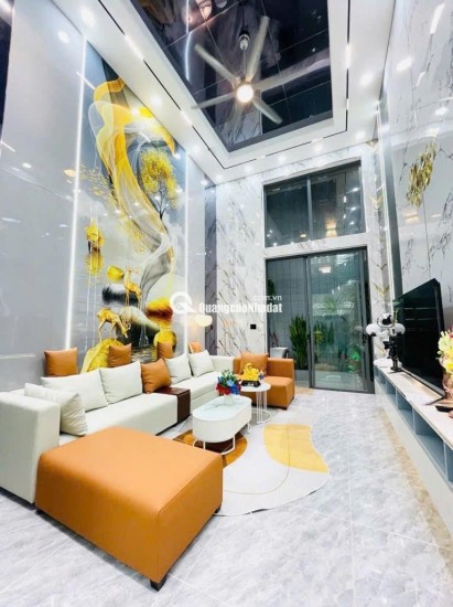 BÁN BIỆT PHỦ 400m2 - 5 TẦNG - SMARTHOME HIỆN ĐẠI - THANG MÁY 650KG - FULL NỘI THẤT CAO CẤP - HẺM XE HƠI GẦN MẶT TIỀN ĐƯỜNG QUANG TRUNG