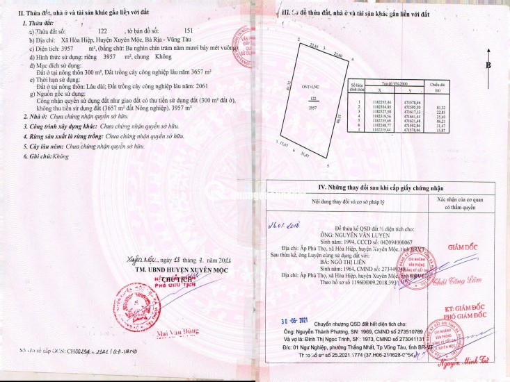 CHÍNH CHỦ CẦN BÁN NHÀ XUYÊN MỘC, BÀ RỊA VŨNG TÀU
