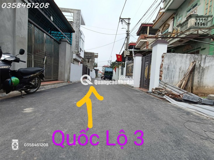 Mới- Bán đất 99m Nguyên Khê(sát Quốc lộ 3) đẹp long lanh+ ngõ thông+ ô tô tránh.