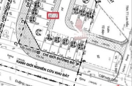 KĐT Hinode - Park: Đất 75m2 phân lô, vỉa hè + đường 2 ôtô tránh - sát QL32