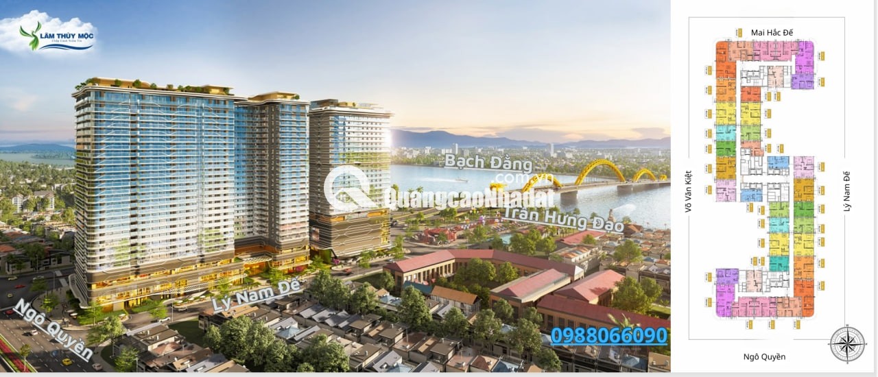 chào bán Căn Hộ Tại Đầu Cầu Rồng Đà Nẵng - Legend City