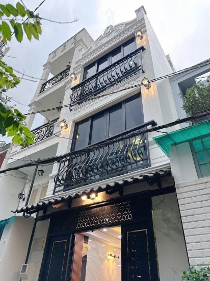 Bán nhà p5 pn 4 tầng mới full nội thất hẻm thông khu dân trí cao chỉ 6,5 tỉ