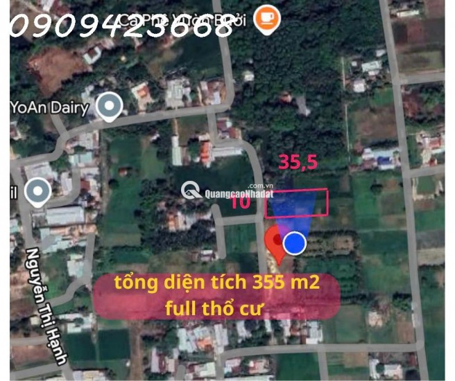 BÁN GẤP ĐẤT FULL THỔ 355M² – XÃ ĐỨC LẬP THƯỢNG – GIÁ CHỈ 1 TỶ 950 TRIỆU