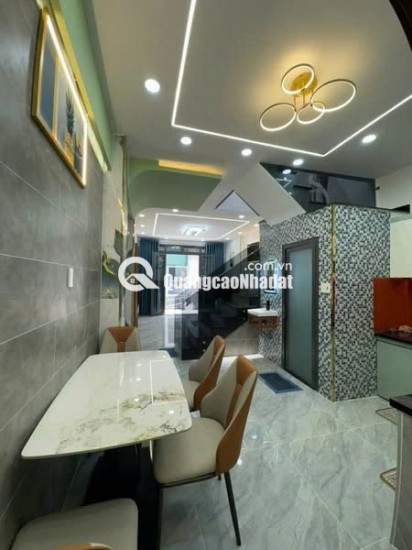 NHÀ 4x14 – ĐÚC 2 TẦNG – HẺM Ô TÔ – FULL NỘI THẤT – P.TÂY THẠNH, Q.TÂN PHÚ