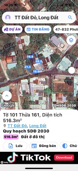 CHỦ NGỢP CẮT ĐẤT BÁN NGAY TRUNG TÂM THỊ TRẤN ĐẤT ĐỎ