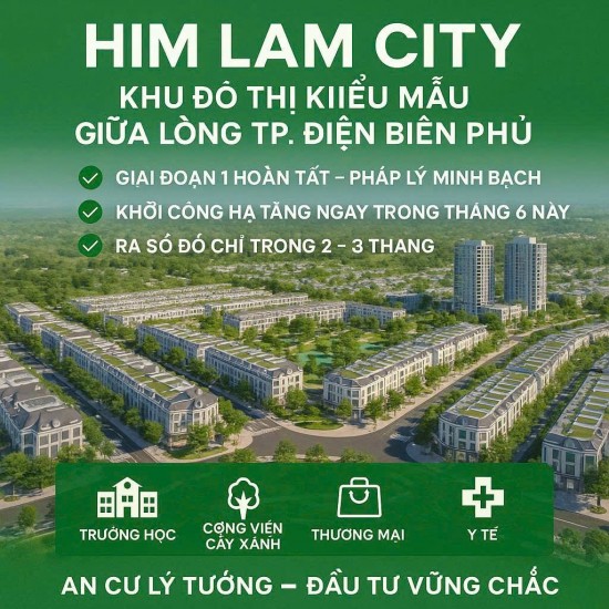Đất nền dự án Him Lam city