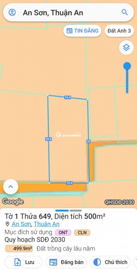 Bán Lô Đất Đẹp An Sơn 32 - Thuận An, Bình Dương