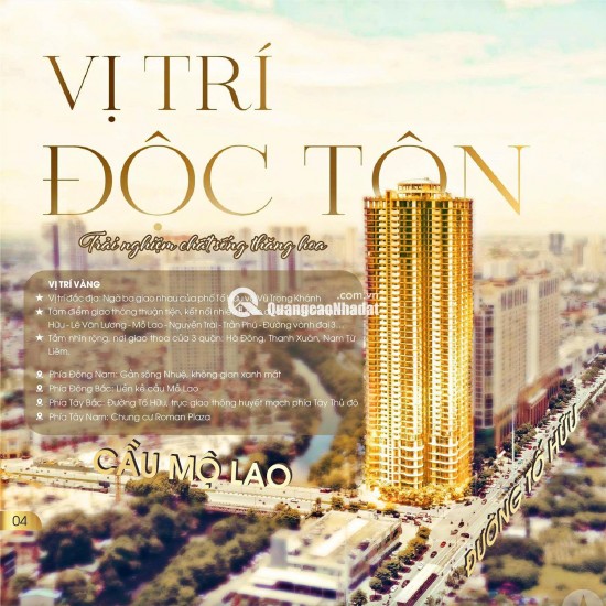 Mở bán đợt cuối chung cư QMS TOP TOWER - TÓ HỮU