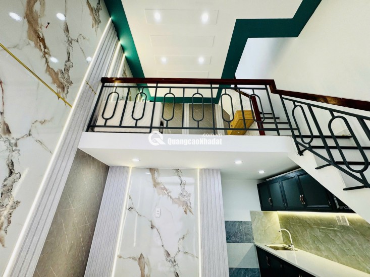 Cần Bán gấp căn nhà full nội thất1 trệt 1 lầu 1 lửng 495tr