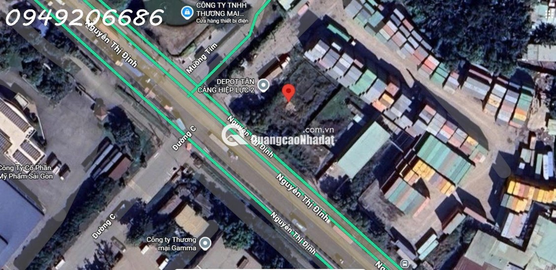 SIÊU PHẨM ĐẤT NỀN PHÂN LÔ – TRUNG TÂM CÁT LÁI, TP. THỦ ĐỨC .Mặt Đường Nguyễn Thị Đinh.Dt 206m2.Giá Chỉ nhỉnh