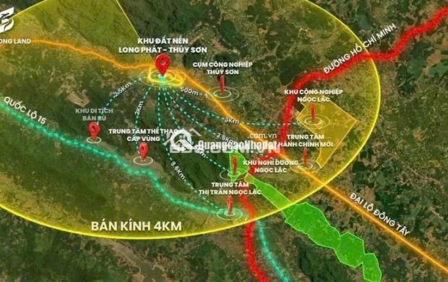 BÁN ĐẤT NỀN LONG PHÁT THUÝ SƠN - SẴN SỔ ĐỎ - SANG TÊN NGAY - GIÁ CHI 99TR/LO