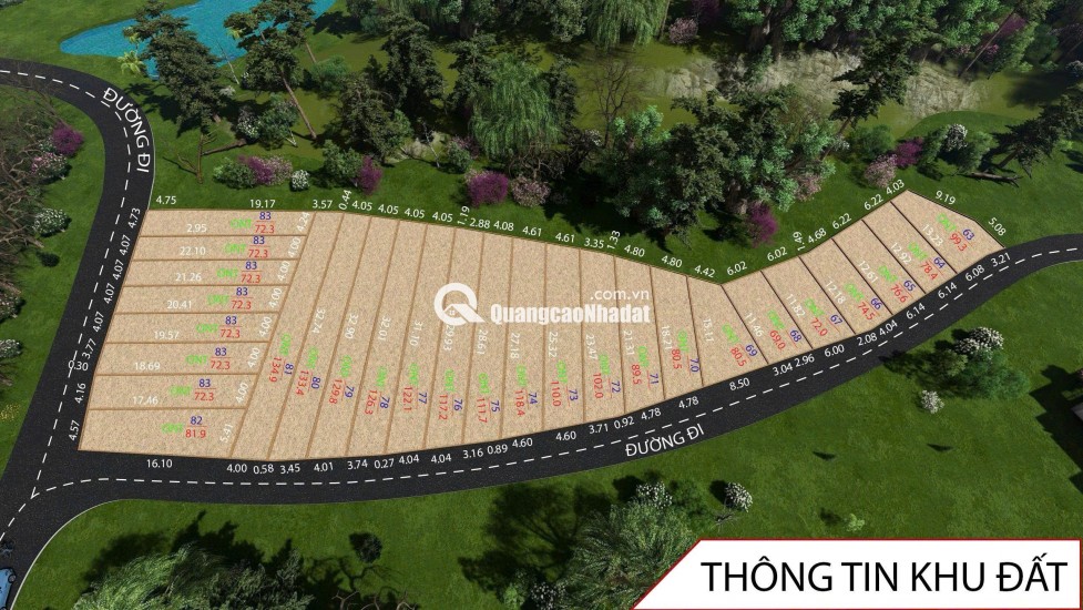 ĐẤT ĐẸP 3 MẶT GIAO THƯƠNG – CÁP TREO CHÙA TIÊN, Giá chỉ từ 150 triệu/lô – TẠI AN BÌNH, LẠC THỦY!