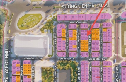 Bán Liền Kề Hừng Đông 16 - Vinhomes Đan Phượng - 96M - Đông Bắc, Gần Vincom Giá chỉ 17,6 tỷ.