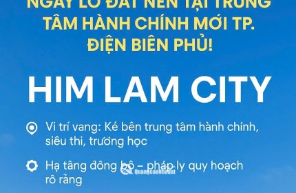 Bán đất nền khu đô thị him lam city