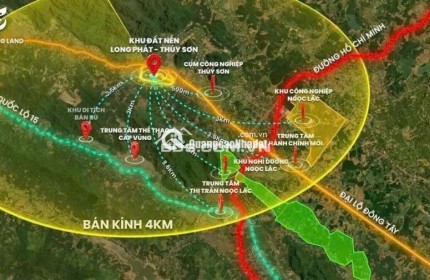 BÁN ĐẤT NỀN LONG PHÁT THUÝ SƠN - SẴN SỔ ĐỎ - SANG TÊN NGAY - GIÁ CHI 99TR/LO
