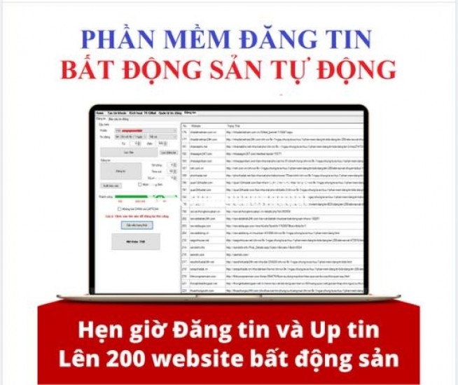 PHẦN MỀM ĐĂNG TIN BĐS VBDSP – TỰ ĐỘNG UP TIN LÊN TOP ALONHADAT