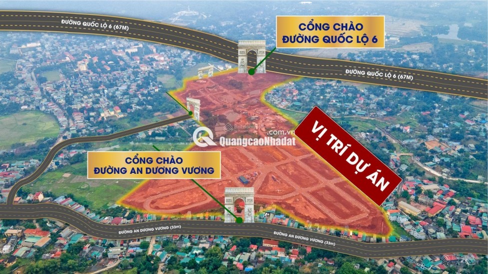 Quỹ đất nền giá đầu tư đợt 1 TP Hòa Bình. Cơ hôi x2 x3 tài sản.